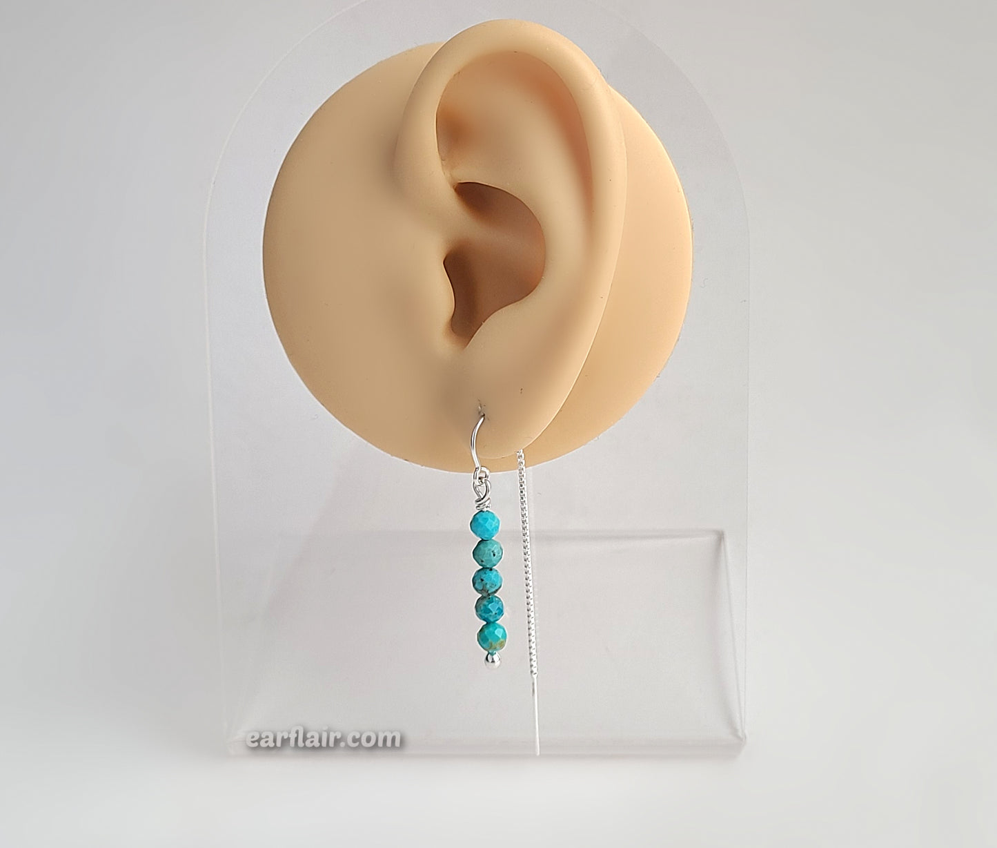 Sterling Silver Turquoise Threader Earrings