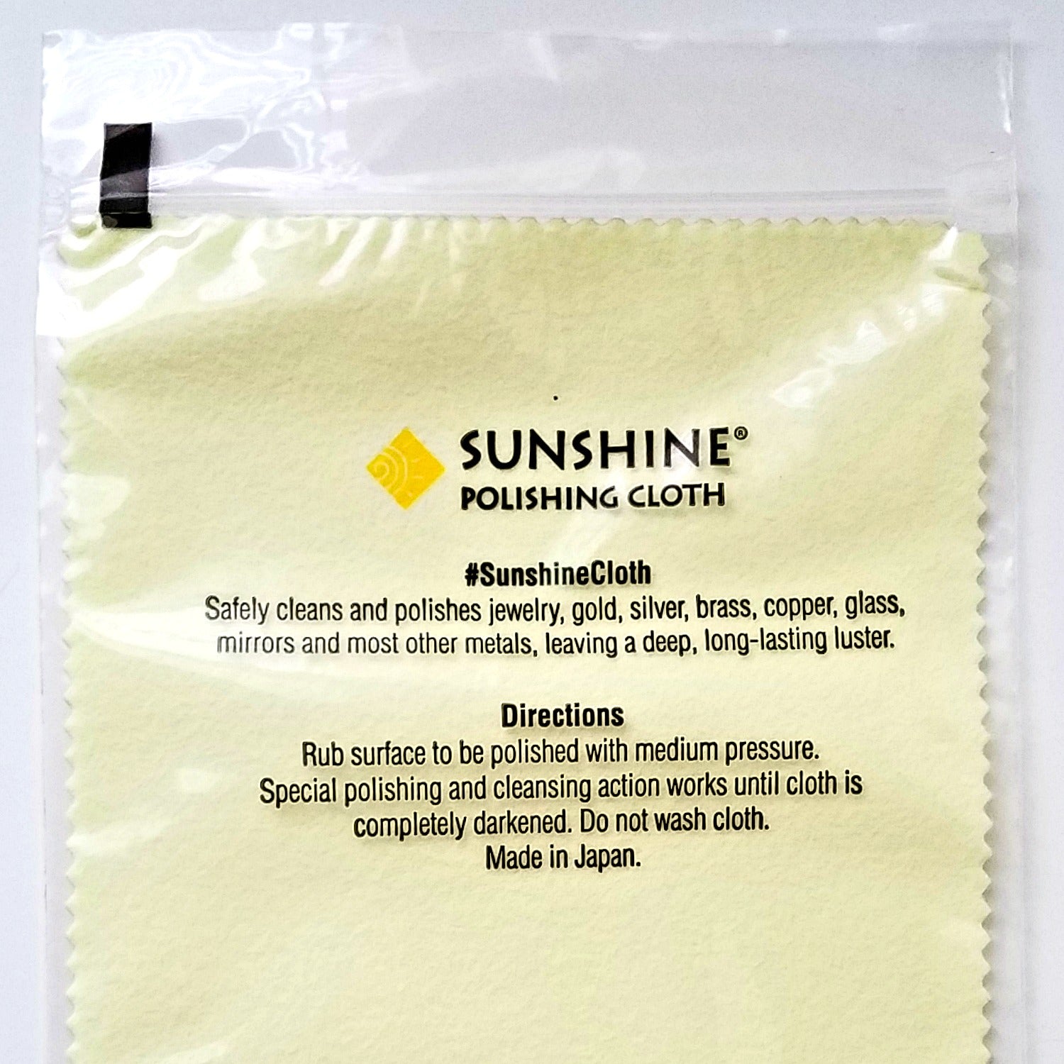 SUNSHINE POLISHING CLOTH - 1 Sunshine Polishing Cloth for us