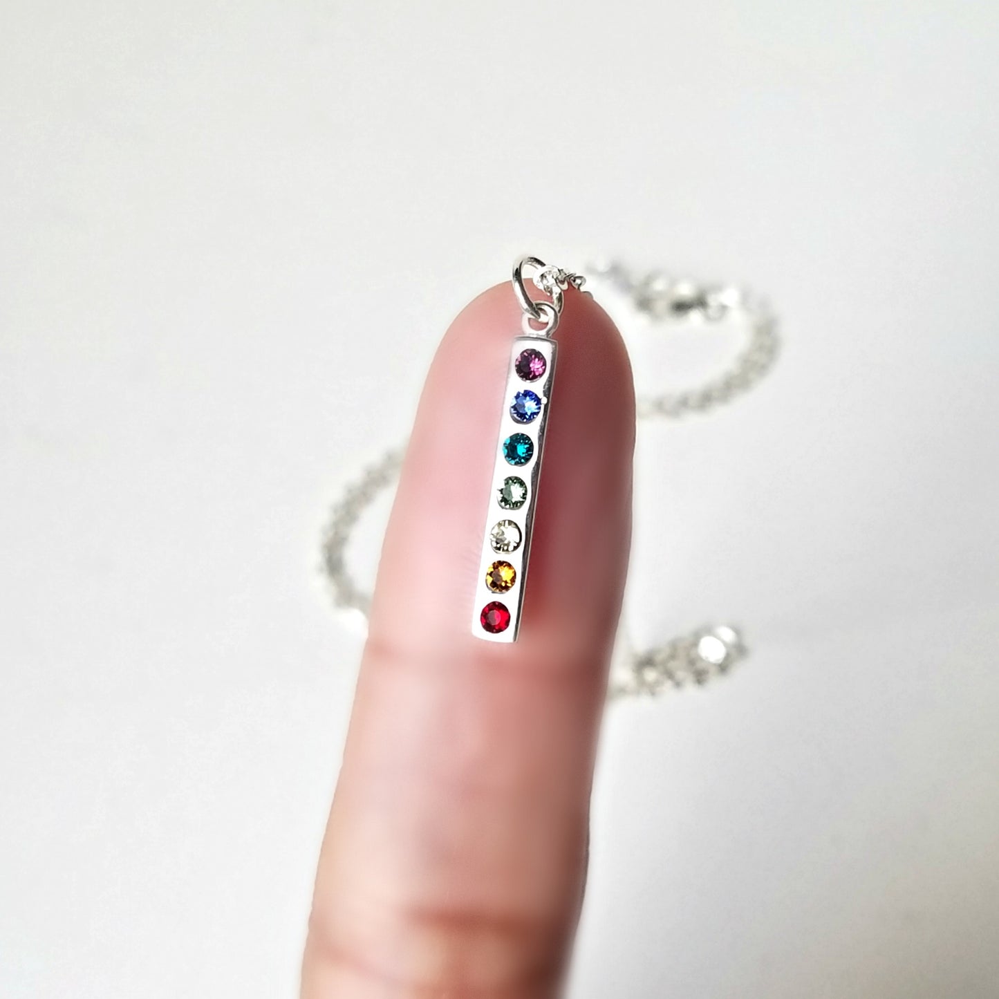 Sterling Silver Chakra Charm -- EF0162