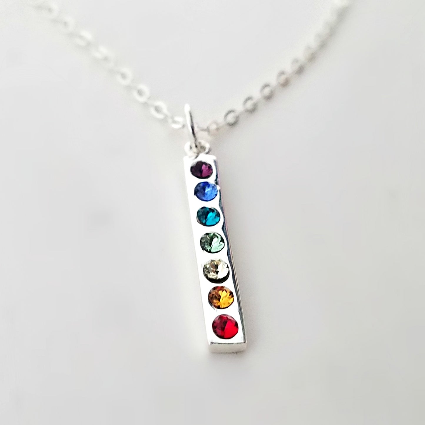 Sterling Silver Chakra Charm -- EF0162