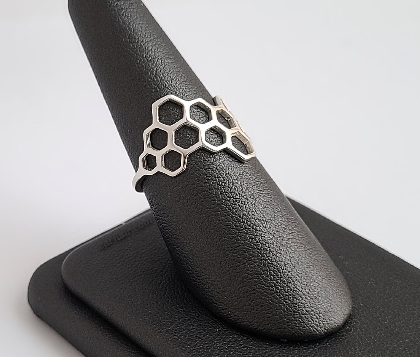 Sterling Silver Honeycomb Ring -- EF0226