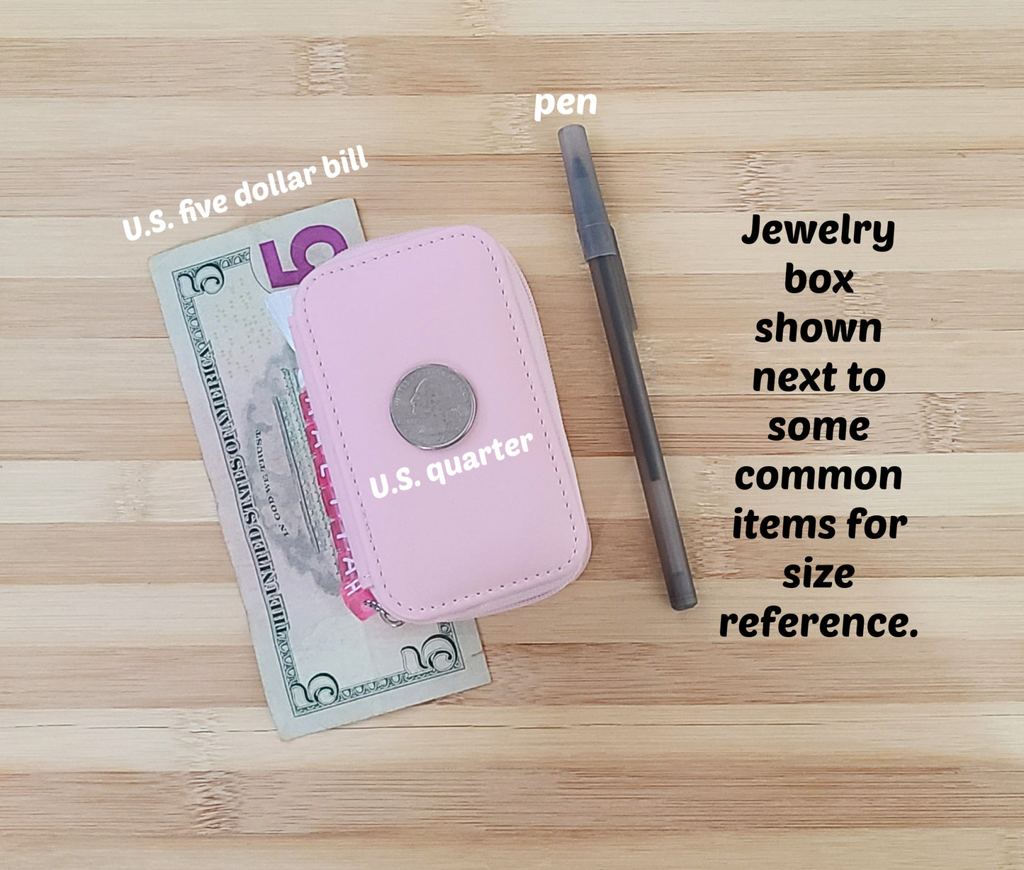 Mini Personalized Jewelry Travel Case