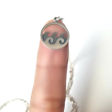 Load image into Gallery viewer, Sterling Silver Ocean Waves Charm -- EF0051
