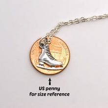 Load image into Gallery viewer, Sterling Silver Ice Skate Charm -- EF0083
