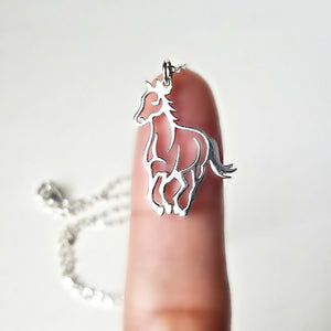 Sterling Silver Horse Charm -- EF0111