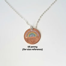 Load image into Gallery viewer, Sterling Silver Tiny Rainbow Charm -- EF0118
