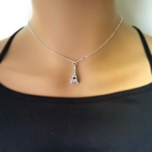 Sterling Silver Eiffel Tower Charm -- EF0119