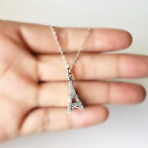 Sterling Silver Eiffel Tower Charm -- EF0119