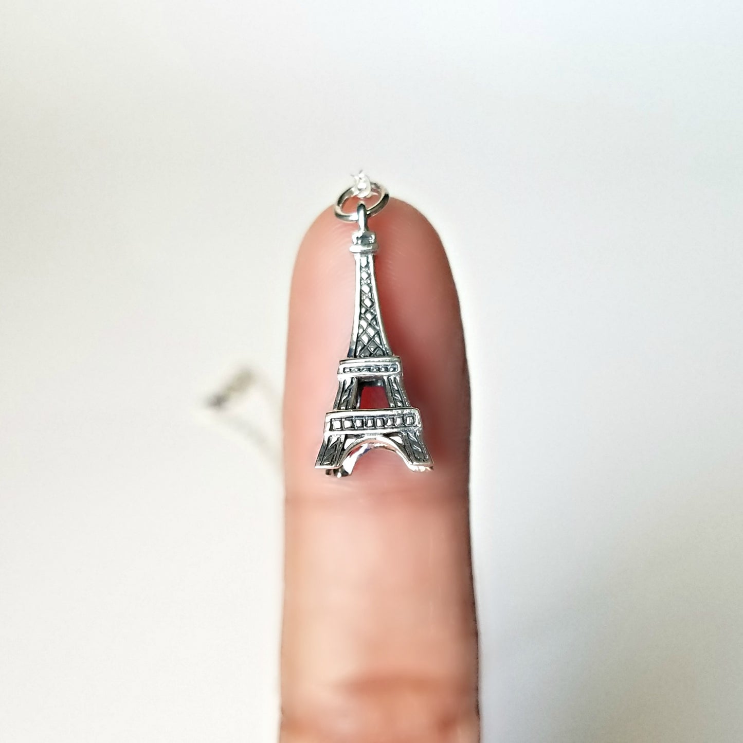 Sterling Silver Eiffel Tower Charm -- EF0119