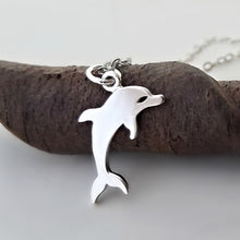 Load image into Gallery viewer, Sterling Silver Dolphin Charm -- EF0123
