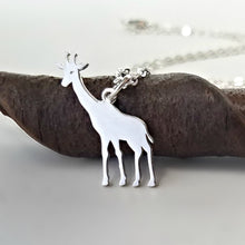Load image into Gallery viewer, Sterling Silver Giraffe Charm -- EF0124
