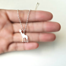 Load image into Gallery viewer, Sterling Silver Giraffe Charm -- EF0124

