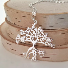 Load image into Gallery viewer, Sterling Silver Tree of Life Pendant -- EF0135
