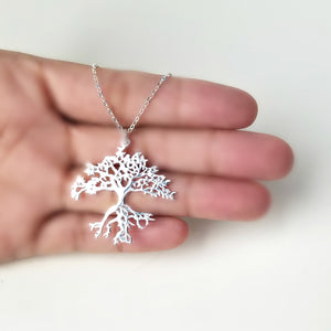 Sterling Silver Tree of Life Pendant -- EF0135