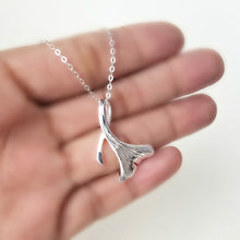 Load image into Gallery viewer, Sterling Silver Ginkgo Leaf Pendant -- EF0141
