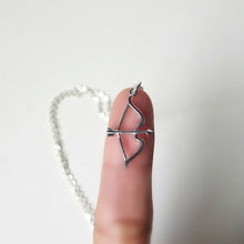 Load image into Gallery viewer, Sterling Silver Bow and Arrow Charm -- EF0153
