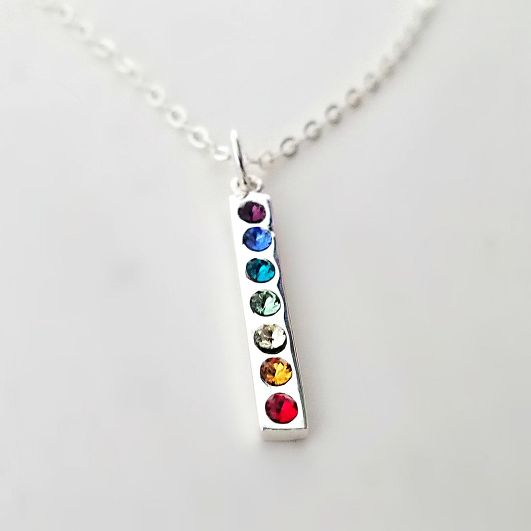 Sterling Silver Chakra Charm -- EF0162