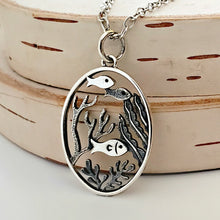 Load image into Gallery viewer, Sterling Silver Underwater Fish Charm -- EF0189
