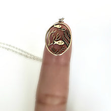 Load image into Gallery viewer, Sterling Silver Underwater Fish Charm -- EF0189
