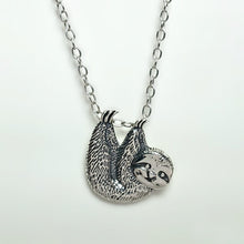 Load image into Gallery viewer, Sterling Silver Sloth Charm -- N219
