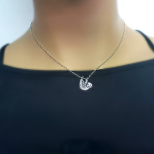 Sterling Silver Sloth Charm -- N219