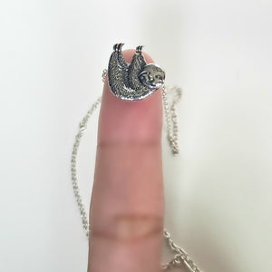 Sterling Silver Sloth Charm -- N219