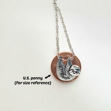 Load image into Gallery viewer, Sterling Silver Sloth Charm -- N219
