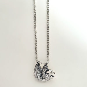 Sterling Silver Sloth Charm -- N219