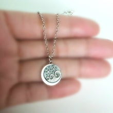 Load image into Gallery viewer, Sterling Silver Starry Night Wave Charm -- EF0197
