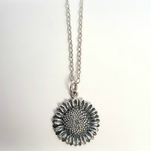Load image into Gallery viewer, Sterling Silver Sunflower Charm -- EF0205
