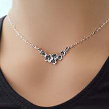 Load image into Gallery viewer, Sterling Silver Cherry Blossom Necklace -- EF0231
