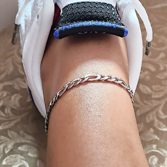 Stainless Steel Figaro Anklet