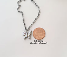 Load image into Gallery viewer, Stainless Steel Butterfly Charm Necklace -- EF0243
