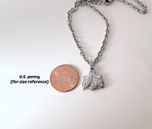 Load image into Gallery viewer, Stainless Steel Ladybug Charm Necklace -- EF0244
