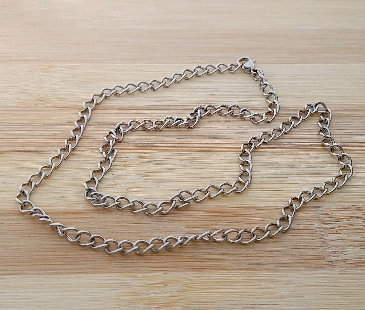 Stainless Steel Twist Chain Wrap Anklet