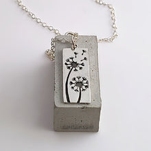 Load image into Gallery viewer, Sterling Silver Dandelions Charm -- EF0256
