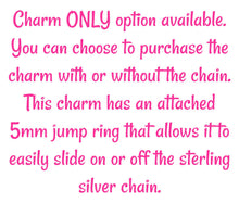 Load image into Gallery viewer, Sterling Silver Dandelions Charm -- EF0256
