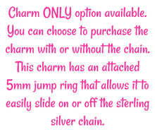 Load image into Gallery viewer, Sterling Silver Kayak Charm/Necklace -- N148
