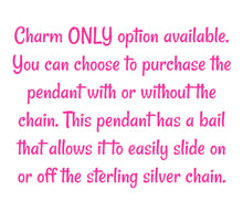 Load image into Gallery viewer, Sterling Silver Crane Pendant/Necklace -- N122
