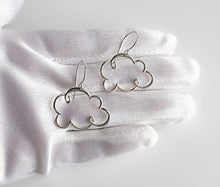 Load image into Gallery viewer, Sterling Silver Cloud Earrings -- E163
