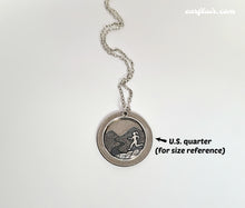 Load image into Gallery viewer, Sterling Silver Running Girl Charm -- EF0263
