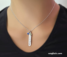 Load image into Gallery viewer, Sterling Silver &quot;Forever &amp; Always&quot; Necklace -- N238
