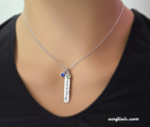 Sterling Silver "Forever & Always" Necklace -- N238