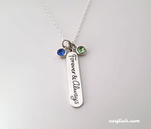 Load image into Gallery viewer, Sterling Silver &quot;Forever &amp; Always&quot; Necklace -- N238
