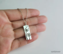 Load image into Gallery viewer, Sterling Silver Dandelions Charm -- EF0256
