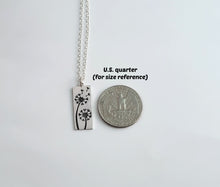 Load image into Gallery viewer, Sterling Silver Dandelions Charm -- EF0256
