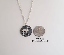 Load image into Gallery viewer, Sterling Silver Horse Coin Charm
