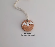 Load image into Gallery viewer, Sterling Silver Bat Charm Necklace
