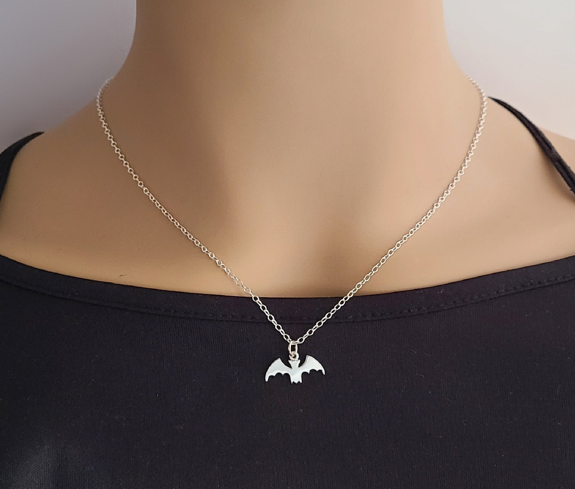 sterling silver jewellery york Gothic Sterling Silver Oxidised Hanging Bat  Pendant (N339) Sterling silver jewellery range of Fashion and costume and  body jewellery.
