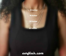 Load image into Gallery viewer, Sterling Silver Tiny Snow Mittens Charm Necklace
